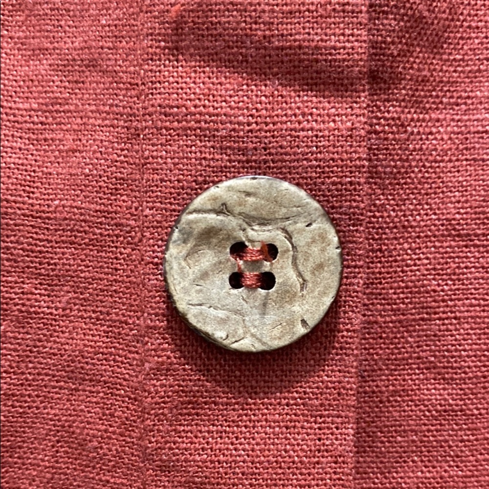Rust Button-Down Skirt - Picture 2 of 6